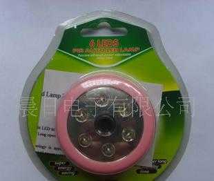 智能家居照明新選擇 6LED聲控感應(yīng)小夜燈